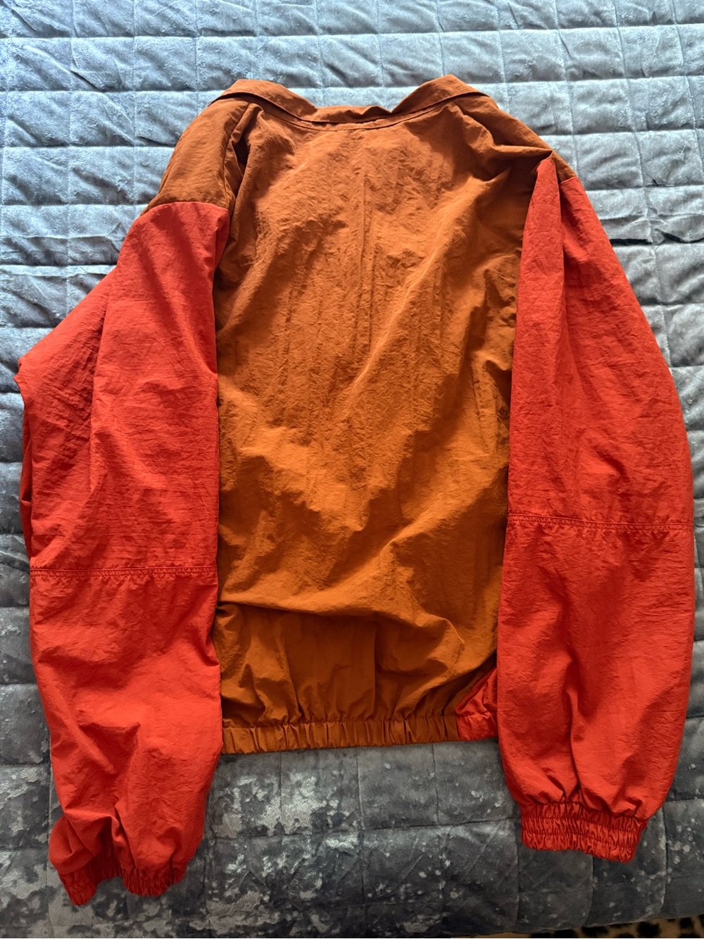 Course Two-Tone Rust Windbreaker Jacket - Picture 4 of 4